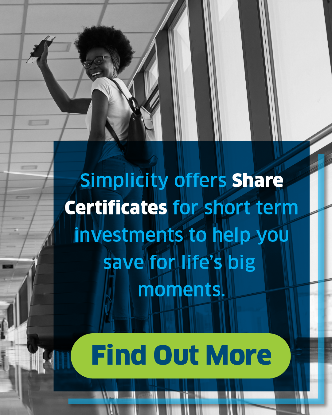 Share Certificates for short term investments