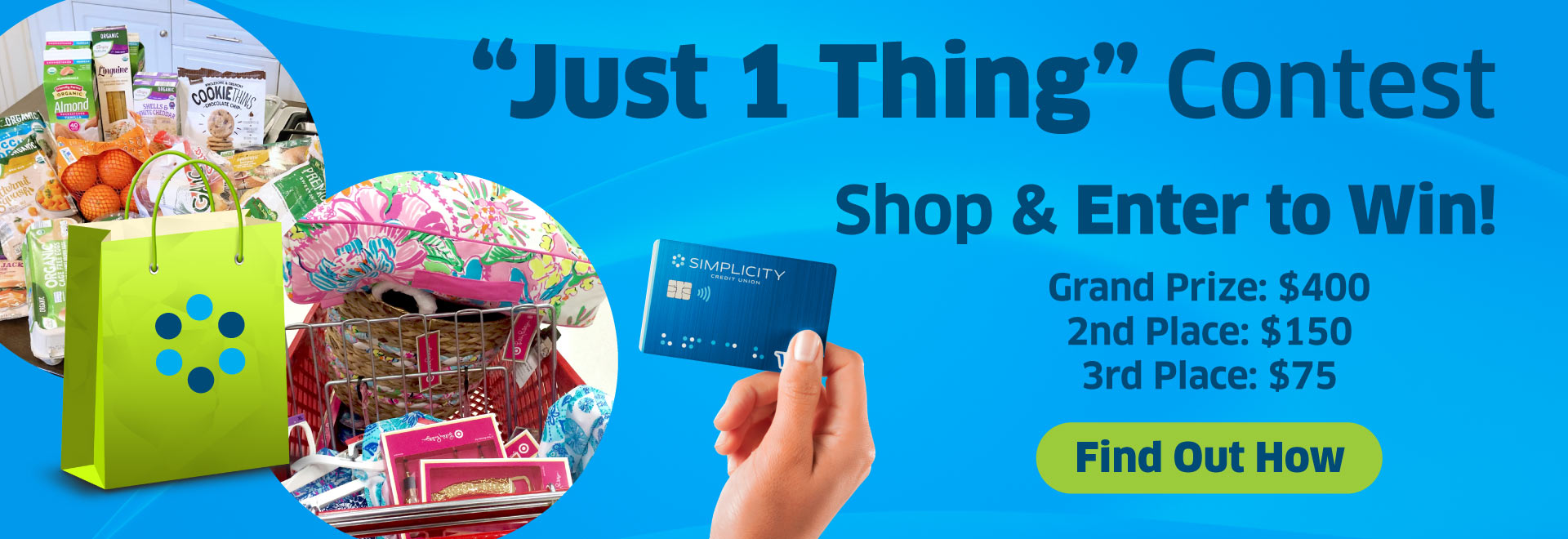 For Just 1 Thing or a Haul, Simplicity CU has a Debit Card for You!
